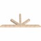 Ekena Millwork Saratoga Smooth Timber Gable Bracket, Douglas Fir, 108"W x 49"H x 5 1/2"D x 5 1/2"F, 11/12 Pitch GBW108X49X0606SAR00SDF - alternate 4